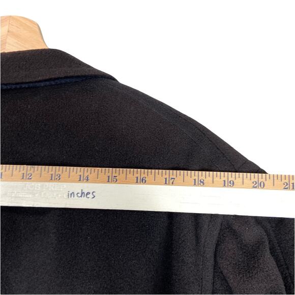 Vintage Khayam Men's 100% Cashmere 3 Front Button Trench Coat Size 50 - Picture 9 of 11